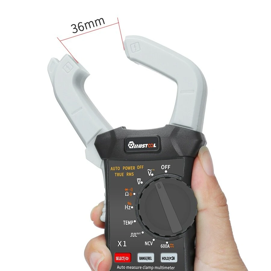MUSTOOL X1 Pocket 6000 Counts True RMS Clamp Meter AC/DC Voltage&Current Digital — view 5