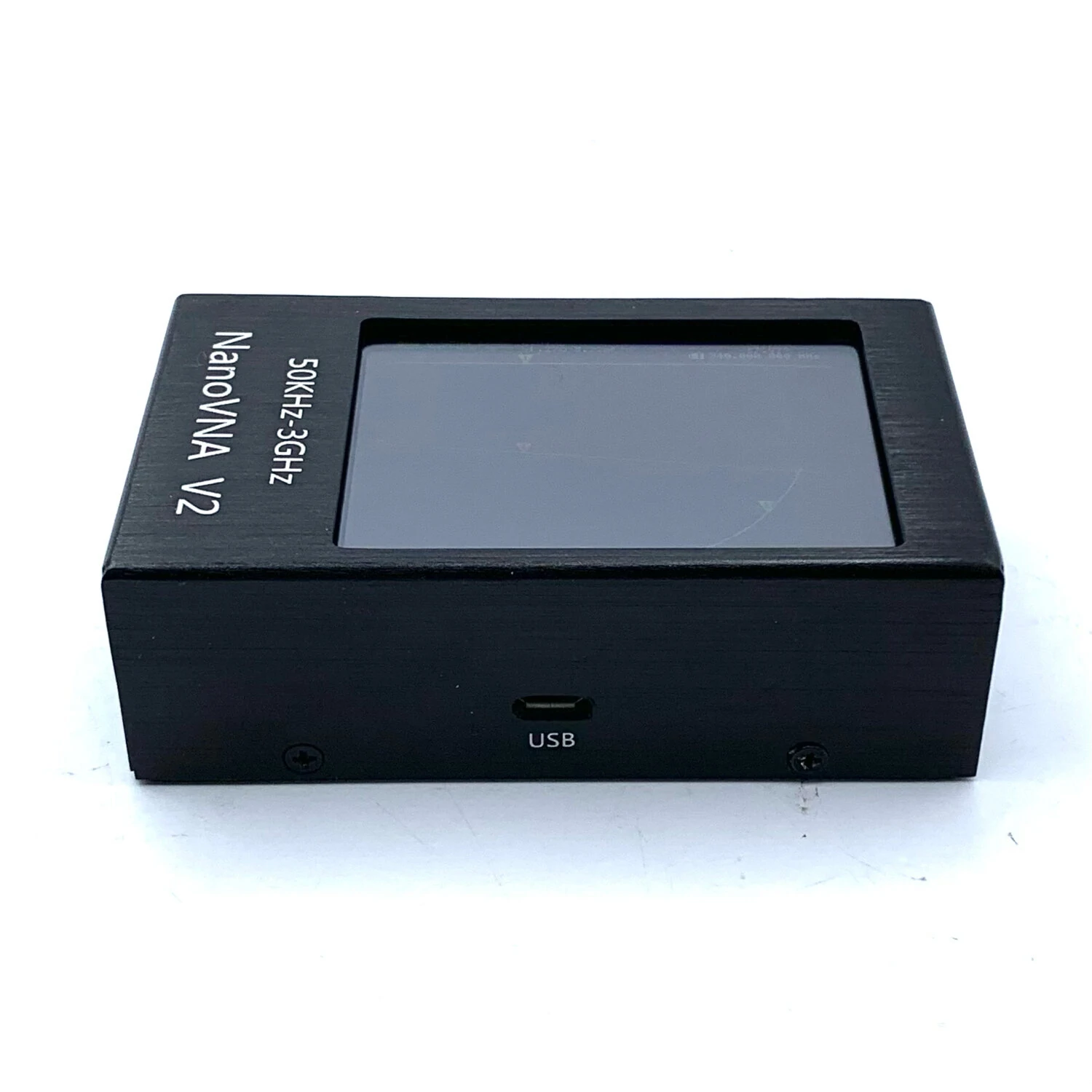 NanoVNA V2 3GHz Vector Network Analyzer High Frequency Measurement Tool with Dynamic Range 70dB till 1.5GHZ Large 2.8 Inch Display RG405 RF Cables Calibration Kit — view 5
