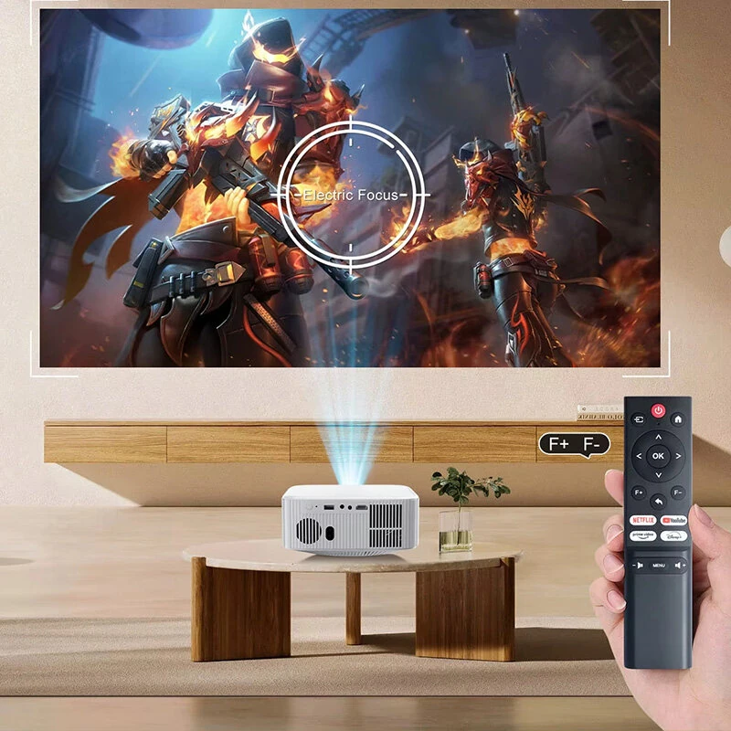 [Netflix Officially] Salange P92MAX Smart Projector Android 13 Licensed 12000 Lumens 1080P Native Auto Focus Keystone WiFi 6 Bluetooth 5.2 4K Supported Smart Home Cinema — view 8