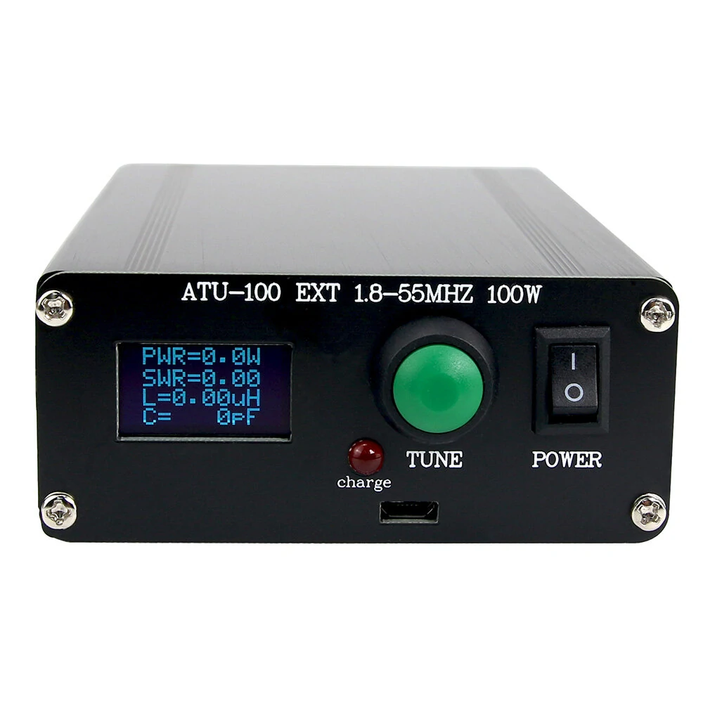 New ATU100 Automatic Antenna Tuner 100W 1.8-55MHz/1.8-30MHz Assembled For 5-100W Shortwave Radio Stations — Pricio