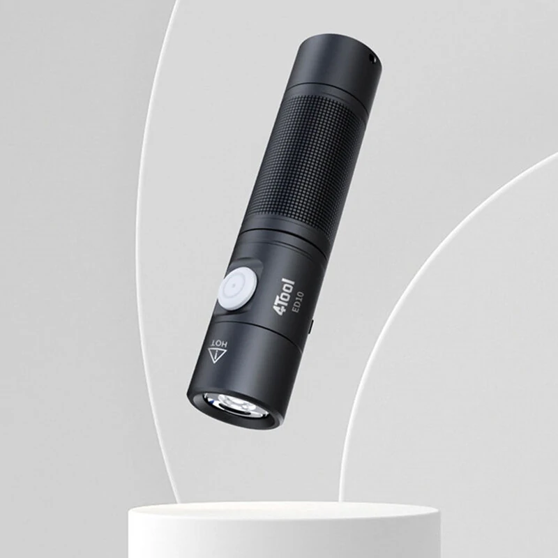 Nextool 4Tool ED10 1400lm TIR Lens 200m Long Range Compact EDC Flashlight with 2600mAh 18650 Li-Battery Type-C USB Rechargeable Powerful Mini LED Torch with P9 LED — view 2