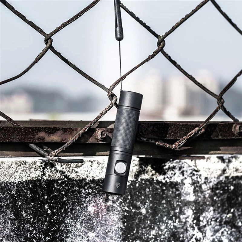 Nextool 4Tool ED10 1400lm TIR Lens 200m Long Range Compact EDC Flashlight with 2600mAh 18650 Li-Battery Type-C USB Rechargeable Powerful Mini LED Torch with P9 LED — view 7