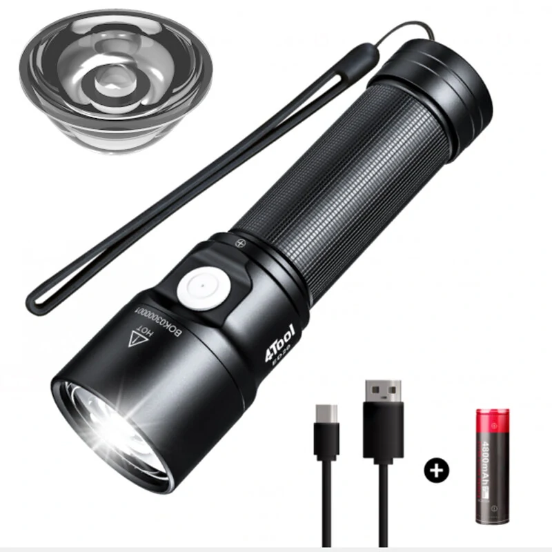 NEXTOOL 4TOOL ED20 XPH50.2 2200LM TIR Lens Strong LED Floodlight Built-in 4800mAh 21700 Battery Type-C USB Rechargeable Ultra Bright Powerful Flashlight Mini Torch — view 2