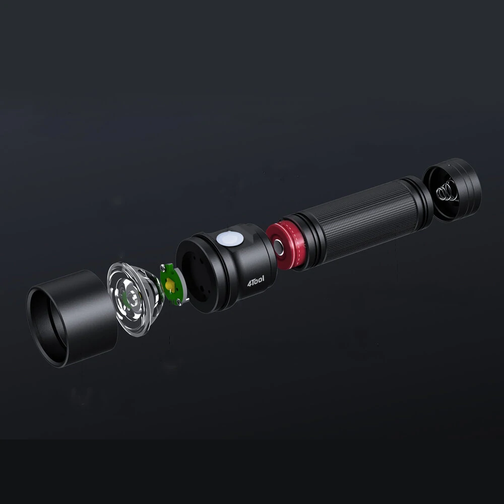 NEXTOOL 4TOOL ED20 XPH50.2 2200LM TIR Lens Strong LED Floodlight Built-in 4800mAh 21700 Battery Type-C USB Rechargeable Ultra Bright Powerful Flashlight Mini Torch — view 4