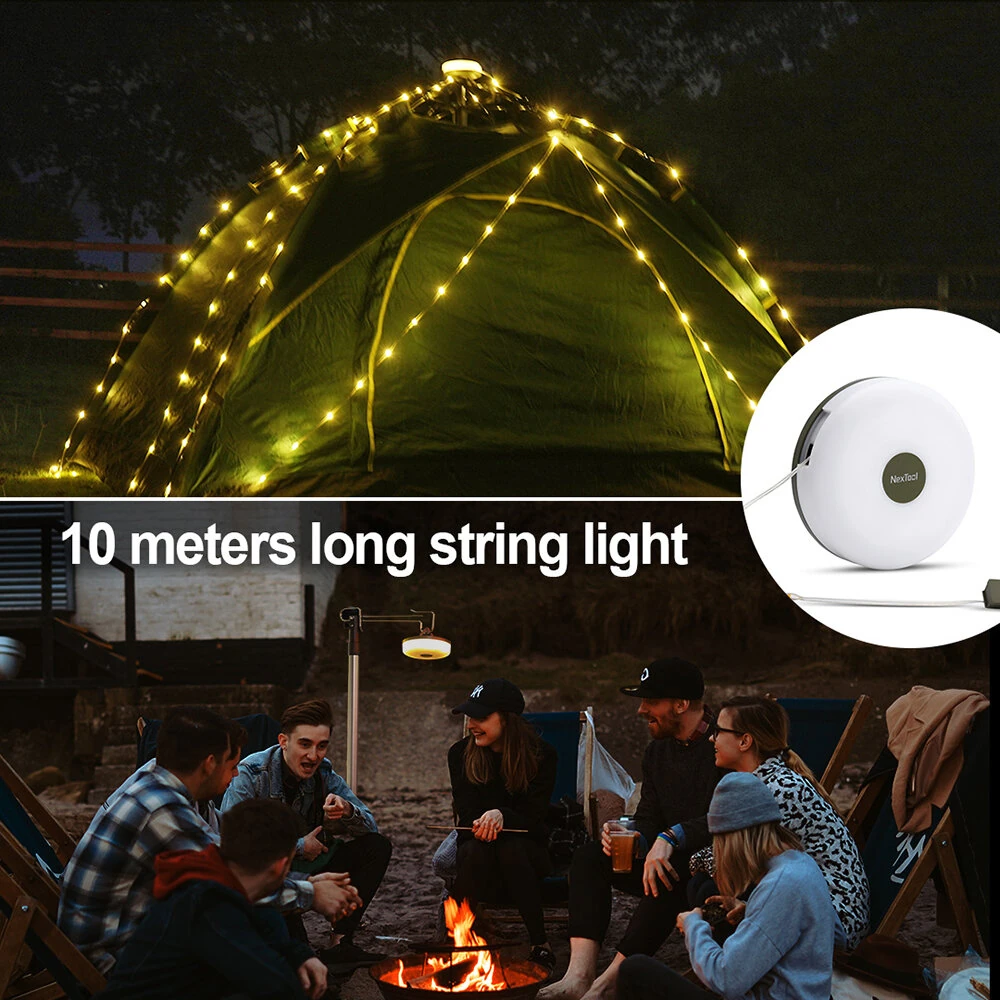 Nextool Outdoor Atmosphere Camping Light 10m LED String Lights Canopy Tent Decoration LED String Lights — view 4