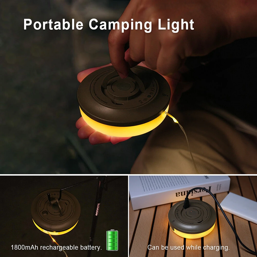 Nextool Outdoor Atmosphere Camping Light 10m LED String Lights Canopy Tent Decoration LED String Lights — view 5