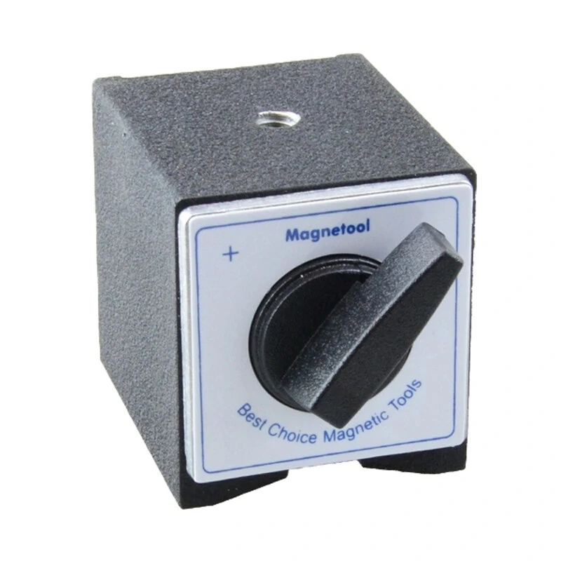 NH-F M5 Screw Hole Mini Type 30kg Holding Force Switch On Off Dial Indicator Gauge Stand Holder Magnetic Base Shaft Support — Pricio