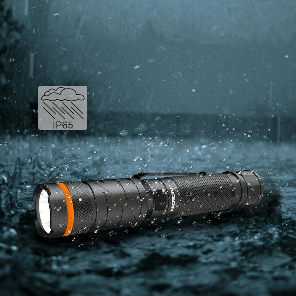 Nicron 1200LM 90 Degree Rechargeable LED Flashlight Headlamp Magnet Clip Handfree Ultra Bright LED Torch Headlight — view 5