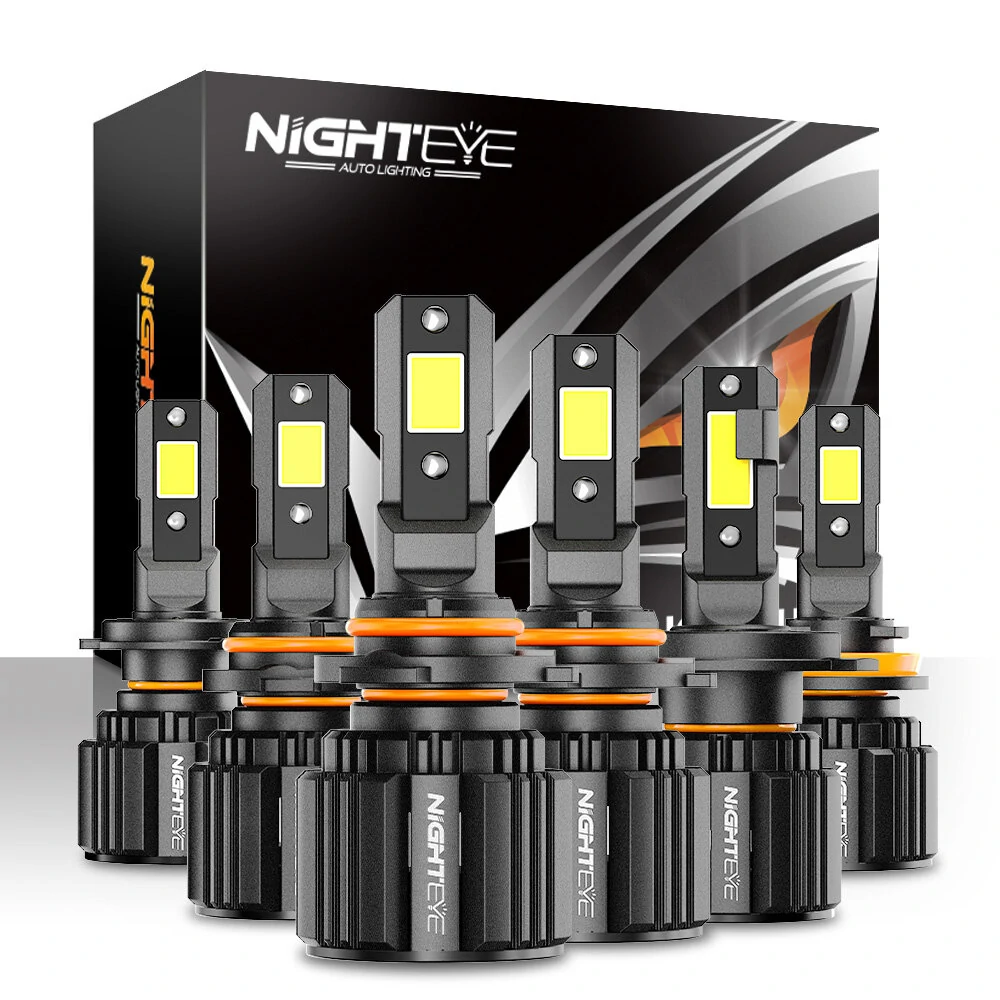 NightEye Auto Lighting A315-S4 2PCS Car LED Headlight Bulb 15,000LM/PAIR LED Front Headlamp 6500K White IP68 Waterproof — NightEye Auto Lighting