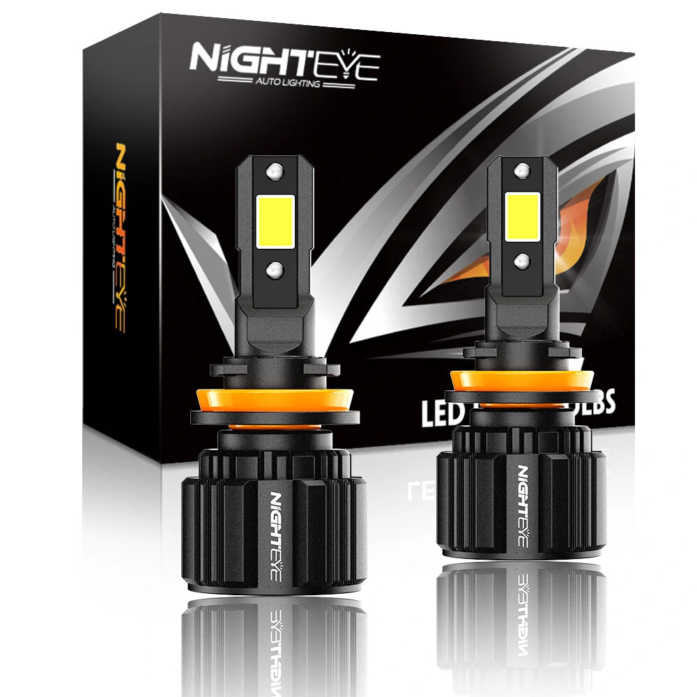 NightEye Auto Lighting A315-S4 2PCS Car LED Headlight Bulb 15,000LM/PAIR LED Front Headlamp 6500K White IP68 Waterproof — view 3