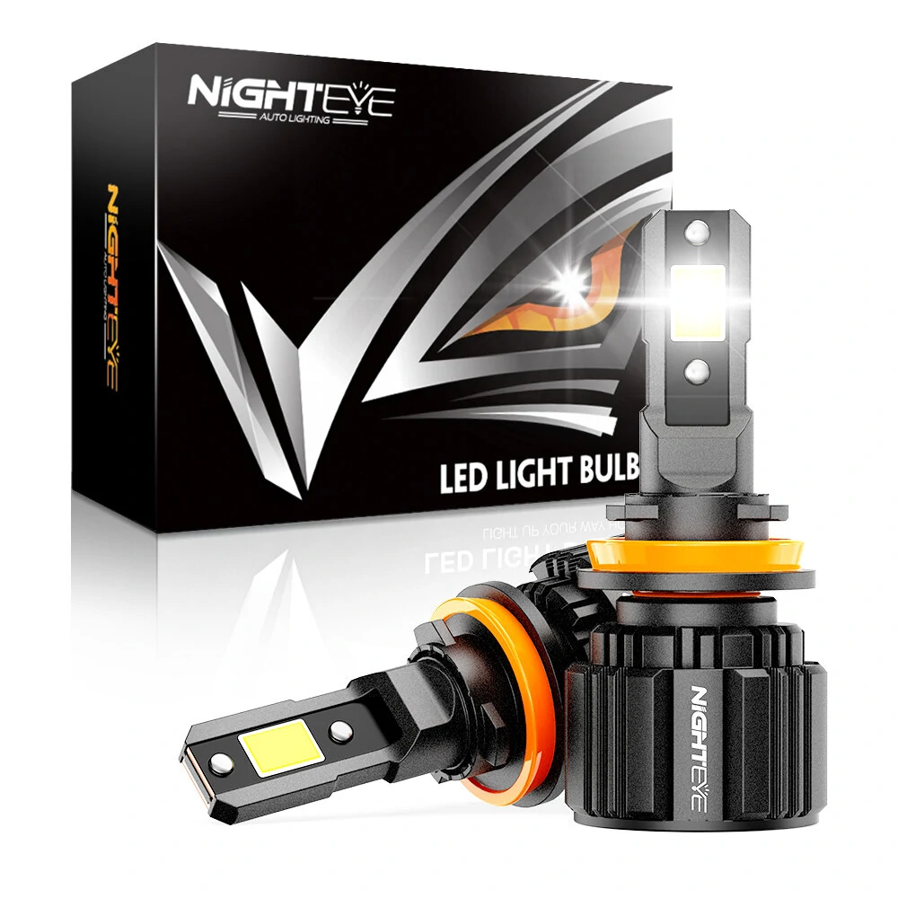 NightEye Auto Lighting A315-S4 2PCS Car LED Headlight Bulb 15,000LM/PAIR LED Front Headlamp 6500K White IP68 Waterproof — view 4