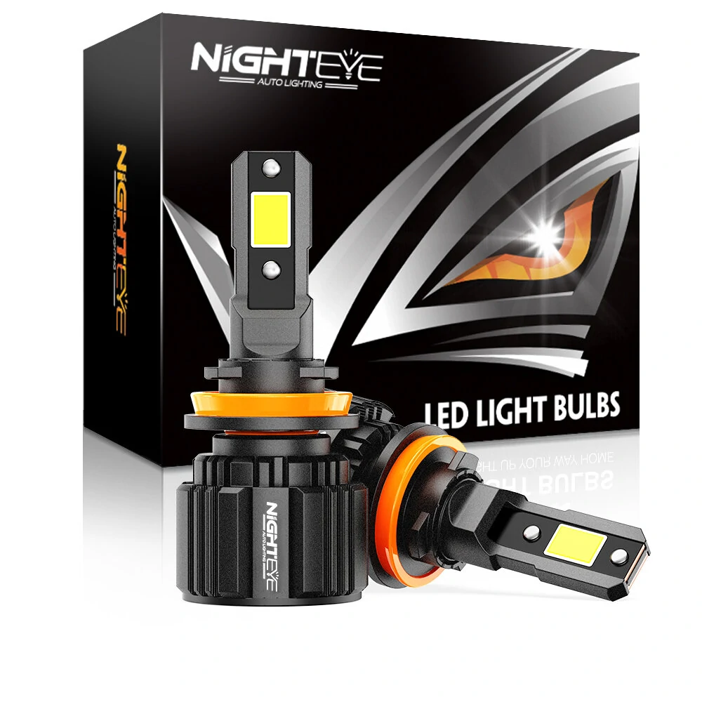 NightEye Auto Lighting A315-S4 2PCS Car LED Headlight Bulb 15,000LM/PAIR LED Front Headlamp 6500K White IP68 Waterproof — view 5