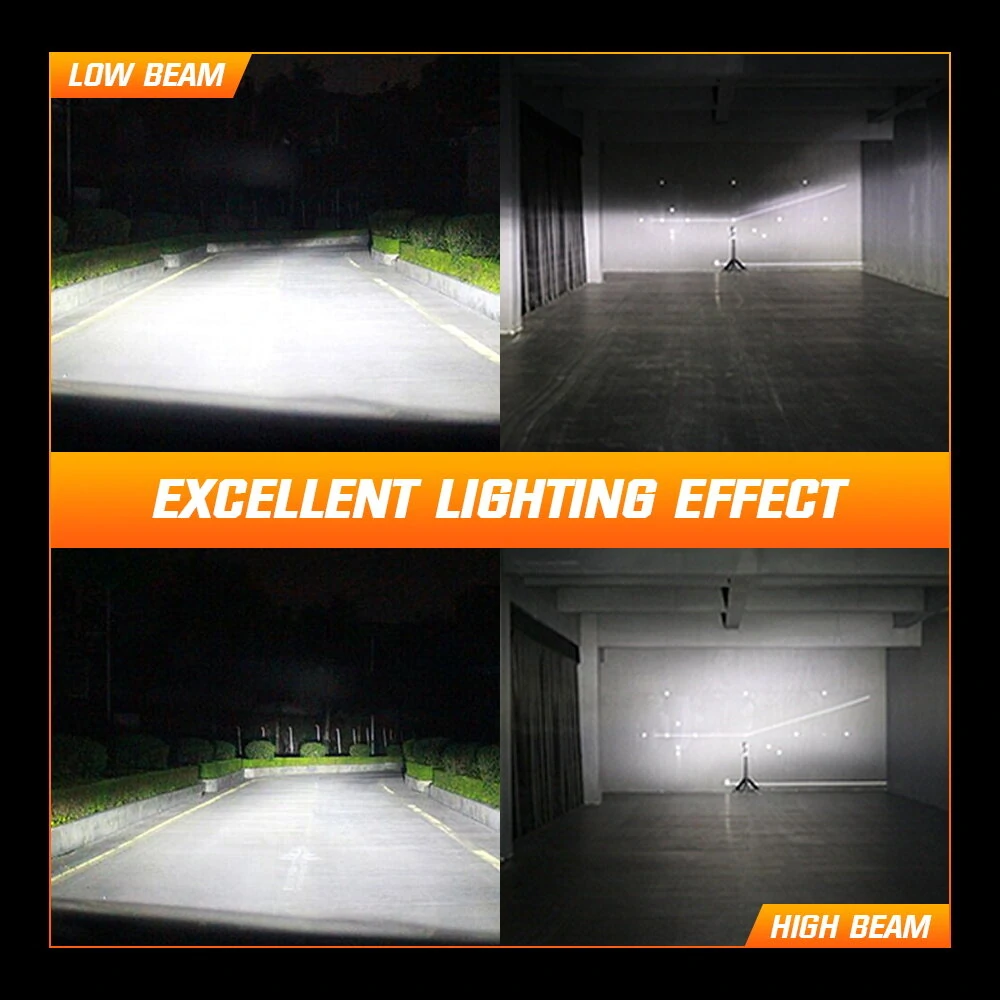 NightEye Auto Lighting A315-S4 2PCS Car LED Headlight Bulb 15,000LM/PAIR LED Front Headlamp 6500K White IP68 Waterproof — view 6