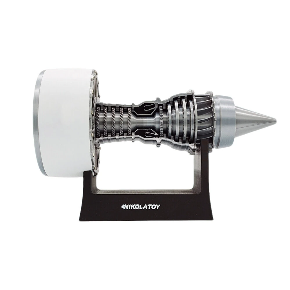 NikolaToy A380 Aircraft Turbofan Engine Model TR900 Creative Desktop Ornaments 23cm / 9in Physics Experiment Science Education Toys — view 5