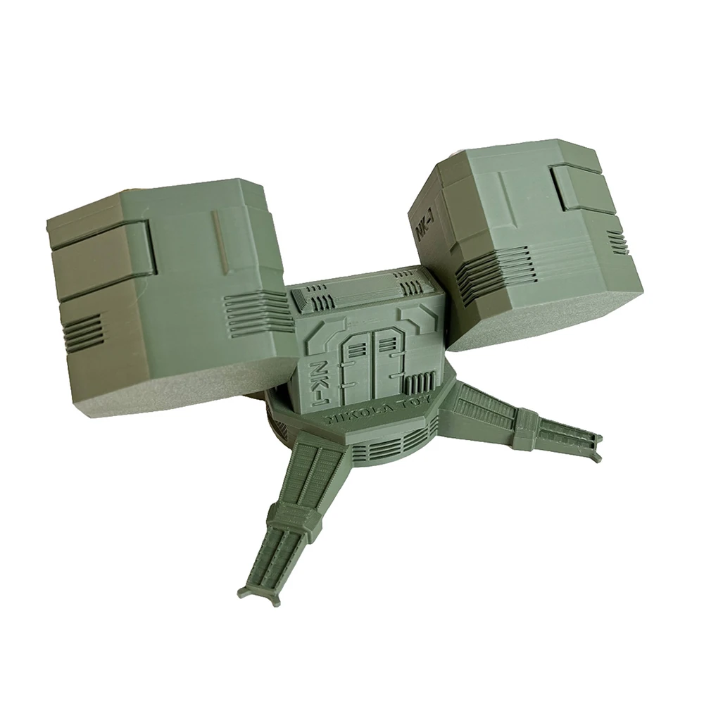 NIKOLATOY Anti-Aircraft Missile Shaped Battery Storage Box 27 Holes Suitable for AA/AAA batteries DIY Novel Creative Appearance Desktop Ornaments Science Discovery Toys — view 4