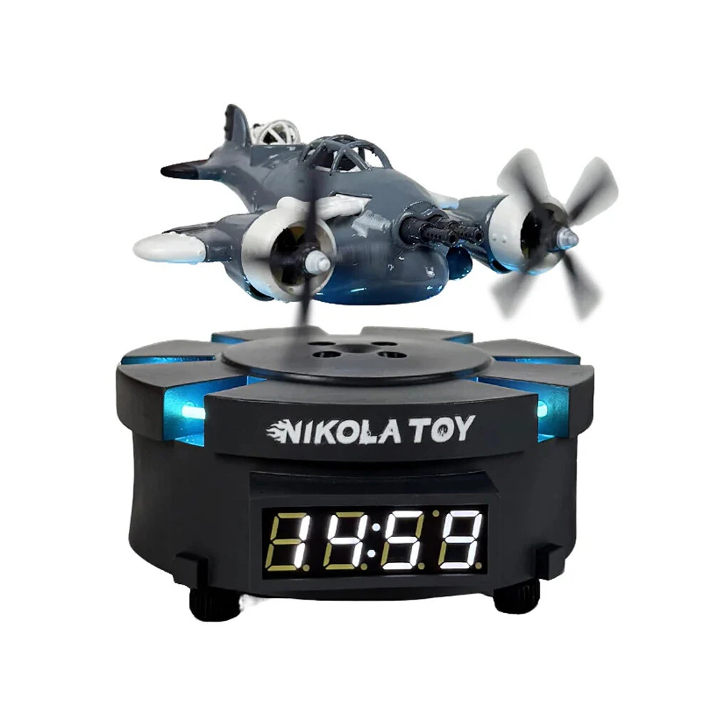 NIKOLATOY Creative Maglev Steampunk Fighter Ornaments Decorations Collection Science Discovery Toys — view 3