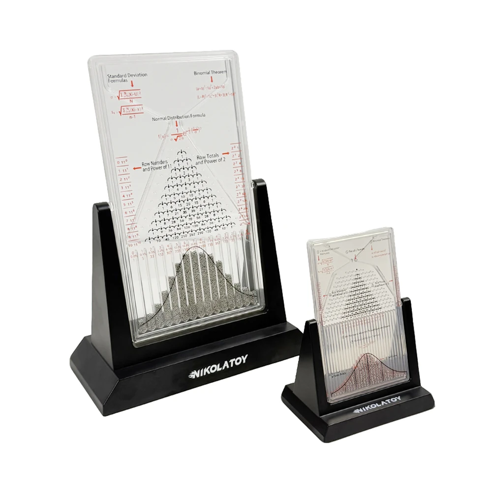 NIKOLATOY Galton Board Normal Distribution Model Scientific Exploration Desktop Ornaments Science Discovery Toys — view 3