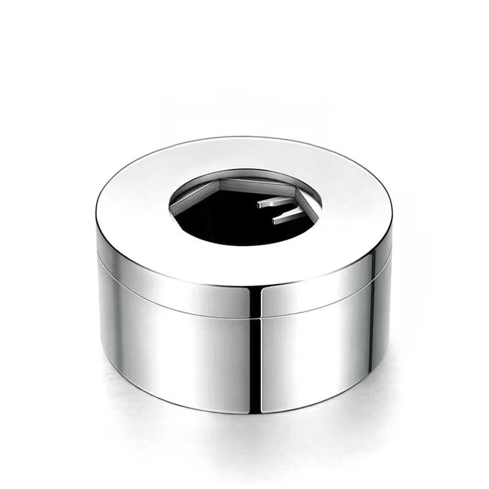 NIKOLATOY Handmade Alloy Openable Mechanical Ashtray Desktop Ornaments Science Discovery Toys — view 6