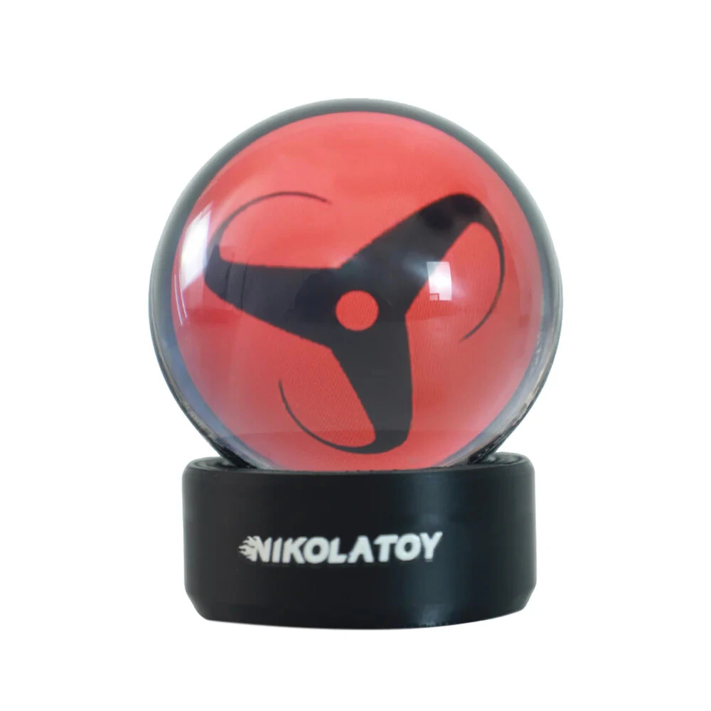 NIKOLATOY Kaleidoscope Sharingan Crystal Ball Rechargeable LED Music Rhythm Display Desktop Ornament Science Discovery Toys Gifts — view 3