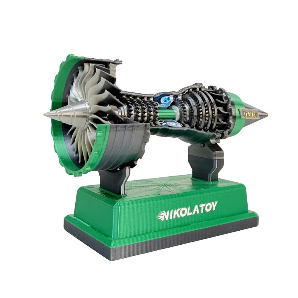 NIKOLATOY Miniature Trent 900 12cm Turbofan Engine Model Desktop Ornaments Science Discovery Toys — view 6