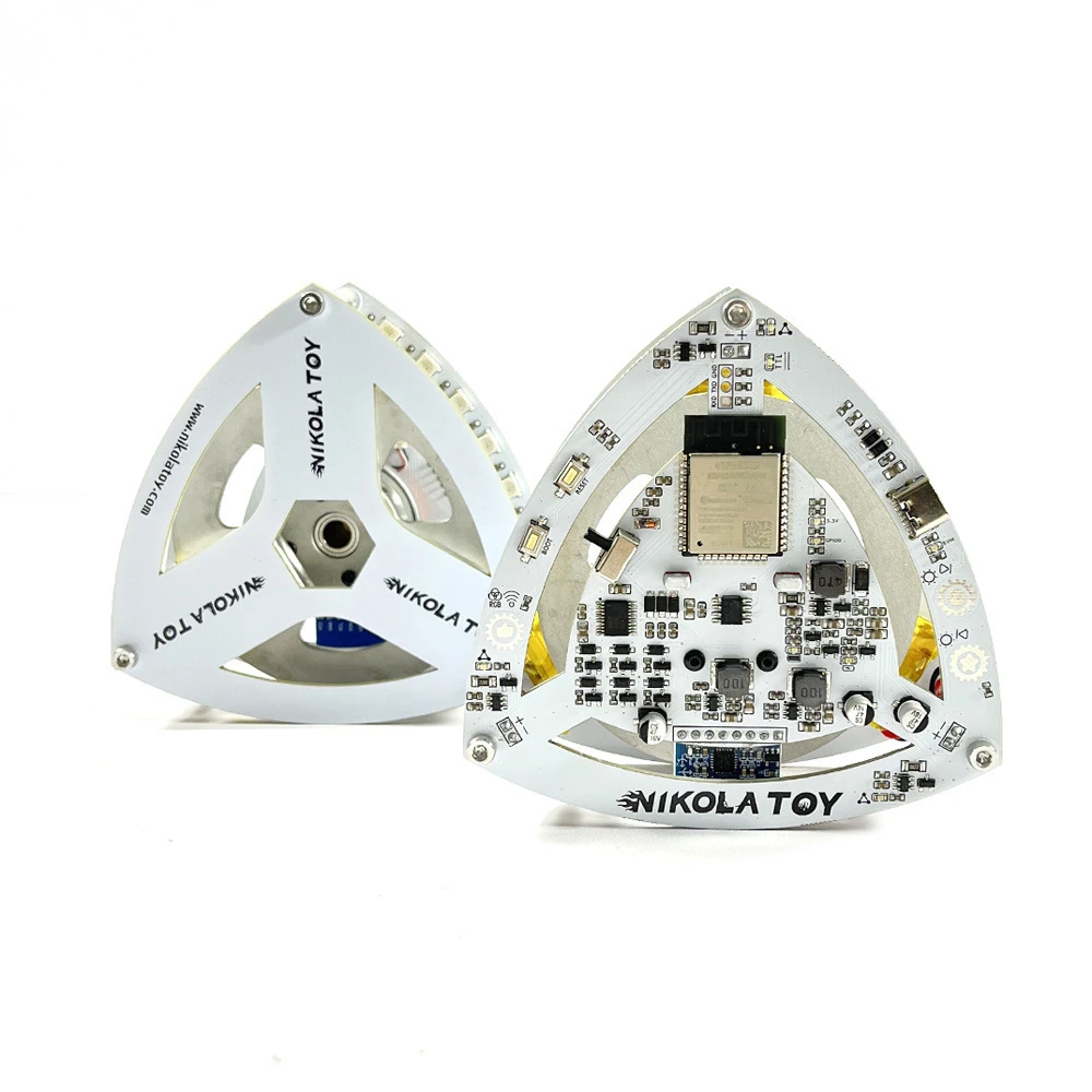 NikolaToy Self Balancing Lelo Triangle High-Tech Desktop Decorations Conservation of Angular Momentum Science Discovery Toys — view 6
