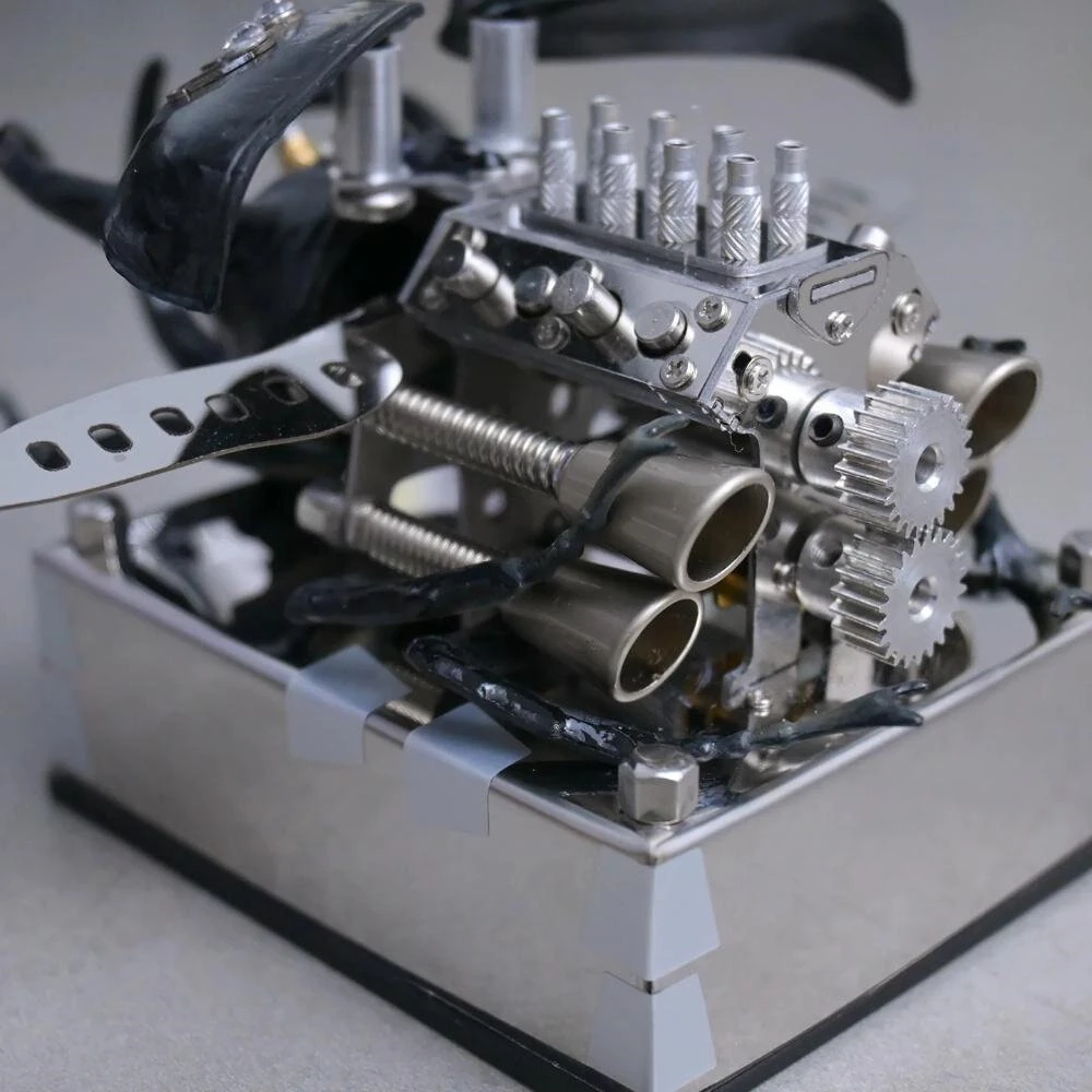 NIKOLATOY V8 Alloy Mechanical Model Desktop Ornament Science Discovery Toys Gifts — view 6