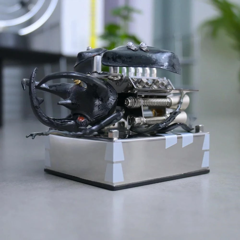 NIKOLATOY V8 Alloy Mechanical Model Desktop Ornament Science Discovery Toys Gifts — view 8