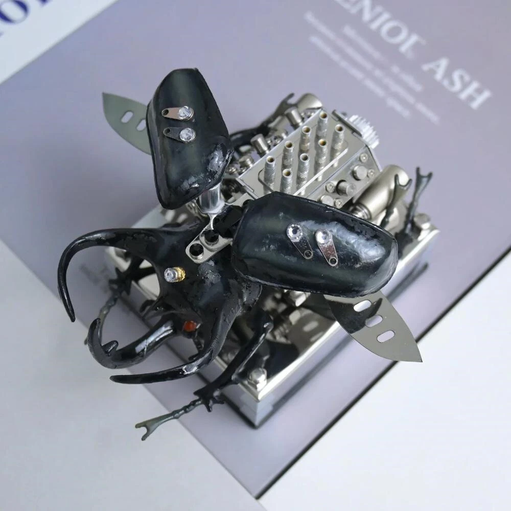 NIKOLATOY V8 Alloy Mechanical Model Desktop Ornament Science Discovery Toys Gifts — view 9