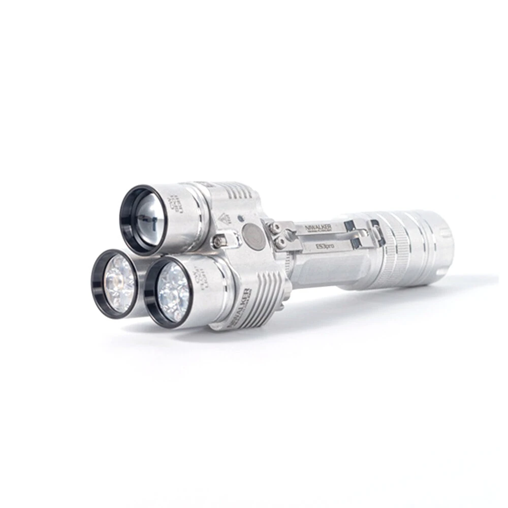 Niwalker ES3 Pro 3500LM CW & NW Multipurpose Powerful 21700 Flashlight Type-C Rechargeable Multi Light Sources Strong Light LED Mini Torch — NIWALKER