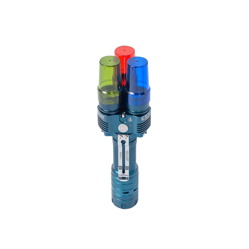 Niwalker ES3 Pro 3500LM CW & NW Multipurpose Powerful 21700 Flashlight Type-C Rechargeable Multi Light Sources Strong Light LED Mini Torch — view 7