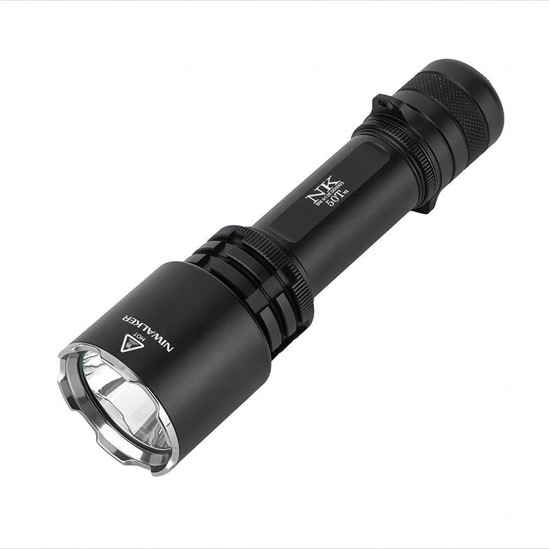 Niwalker N50T V2 2300LM 796 Meters Thrower LED Flashlight With 21700 Battery Type-C Rechargeable Professional Tactical Torch Outdoor Camping Light — NIWALKER