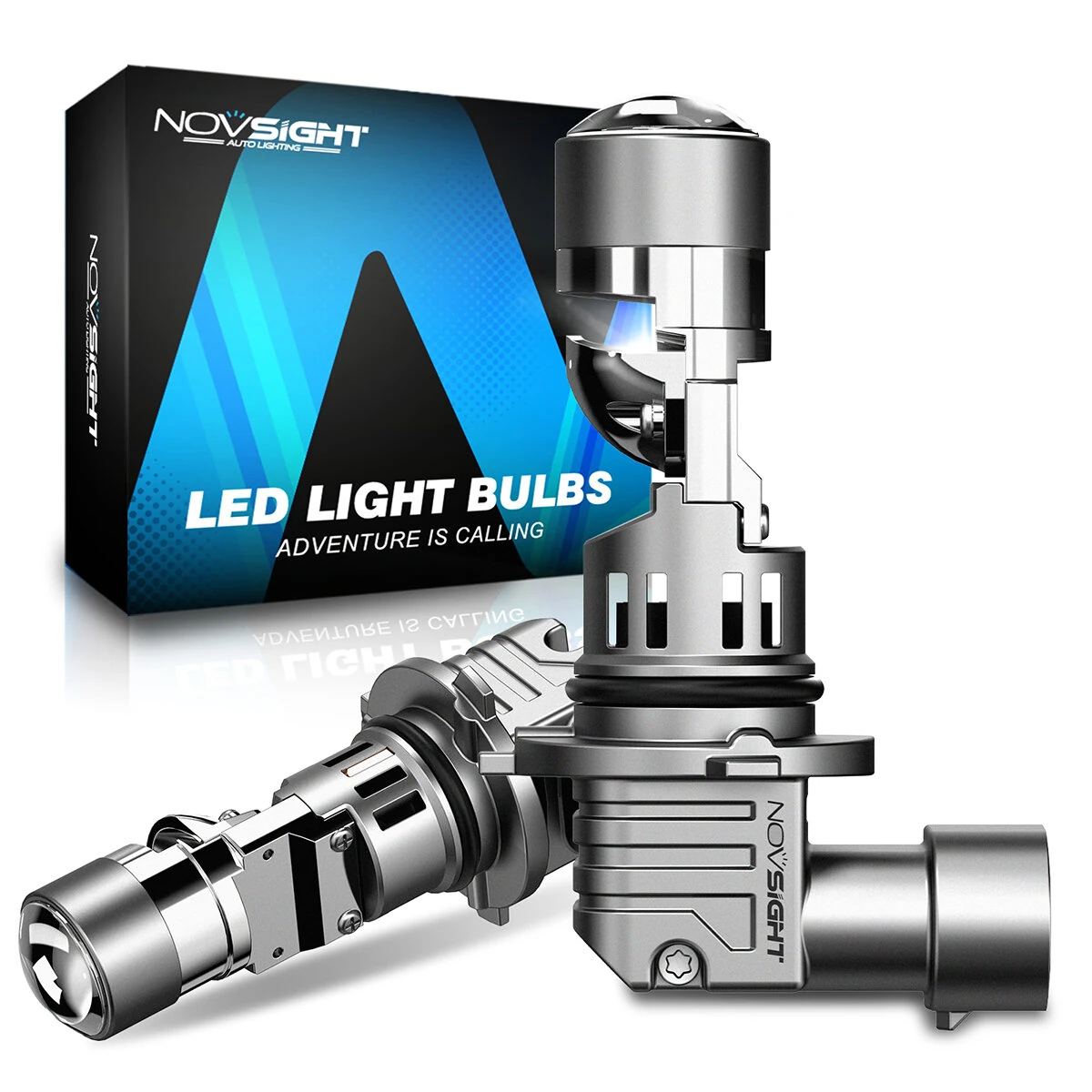NovSight 2PCS 17000LM 60W LED Car Headlight Bulbs 6500K Bright White IP68 Waterproof Level LED Headlamp — view 11