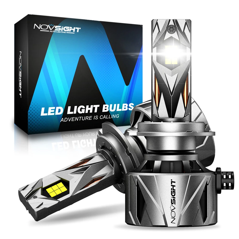 NOVSIGHT A500-97 High-end Wiring Harness Model External Drive 240W 60000LM LED Car Headlight — view 2
