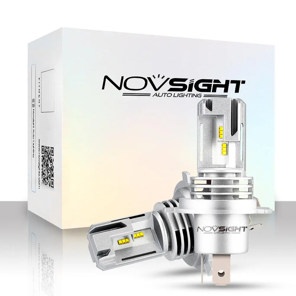 NovSight A500-N30S 55W Car LED Headlights Bulbs H4 H7 H11 9005 9006 H1 H3 Fog Lamps 10000LM 6000K 2PCS — view 11