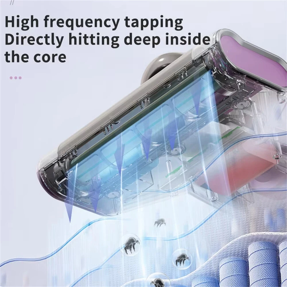 NovuLife Wireless Mite Removal Vacuum Cleaner 15Kpa Powerful Suction with UV Sterilization for Mattress & Sofa — view 4