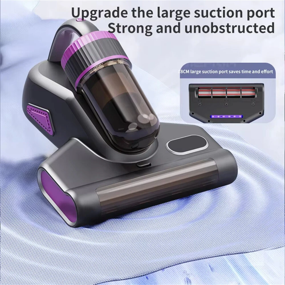 NovuLife Wireless Mite Removal Vacuum Cleaner 15Kpa Powerful Suction with UV Sterilization for Mattress & Sofa — view 7