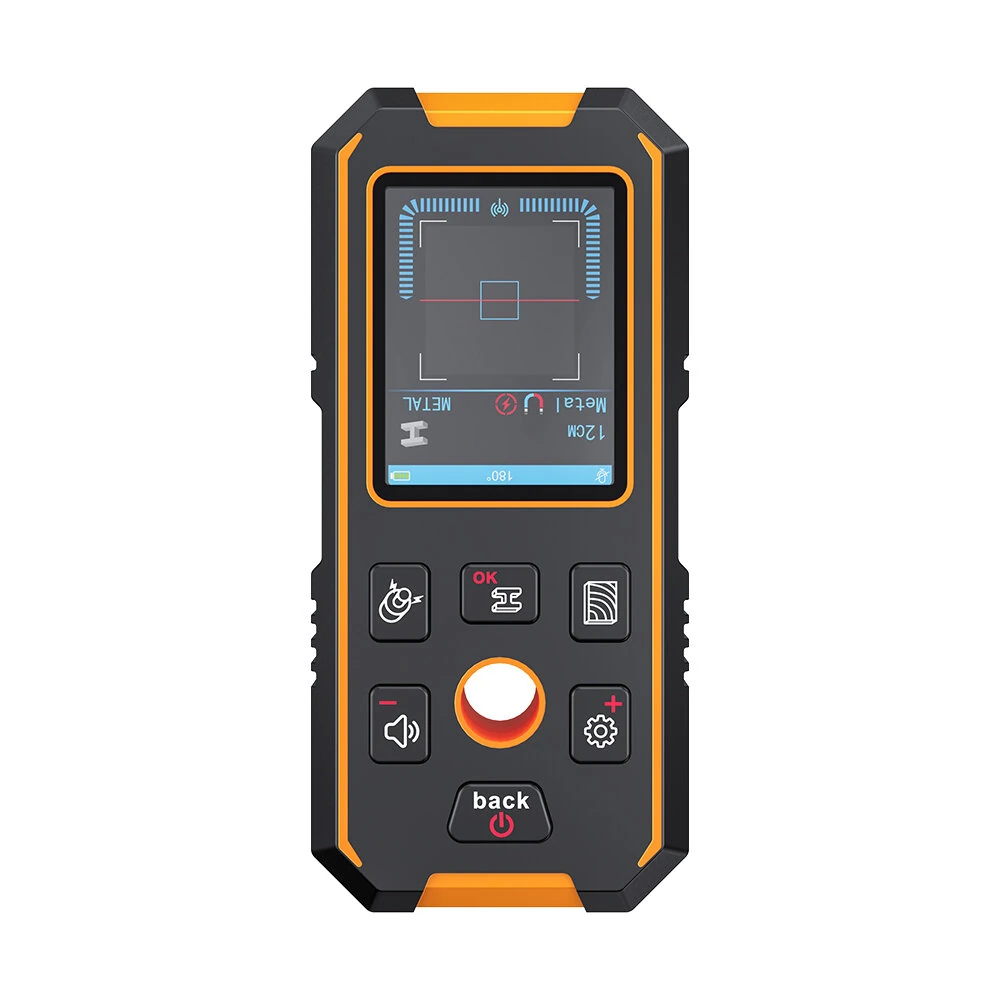 NOYAFA NF-513S Wall metal Detector Laser Distance Meter 40m Depth Measurement Multifunctional Tool AC Wire Pipe Wood probe IP54 Compact Design