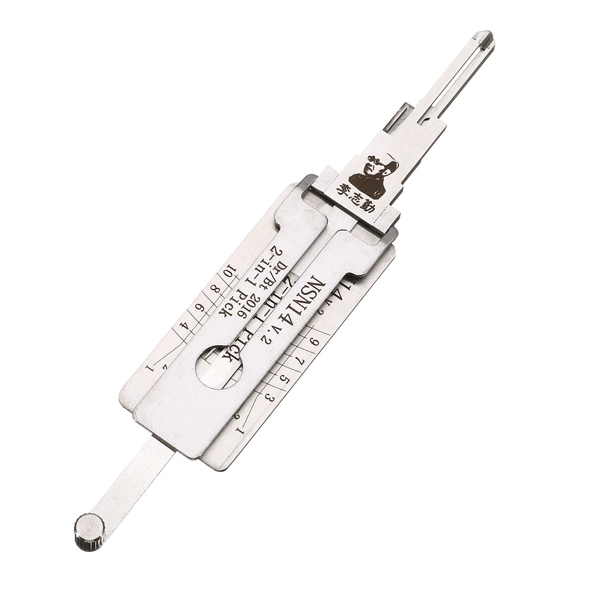 NSN14 Dr/Bt 2 in 1 Car Door Lock Pick Decoder Unlock Tool Locksmith Tools — view 2