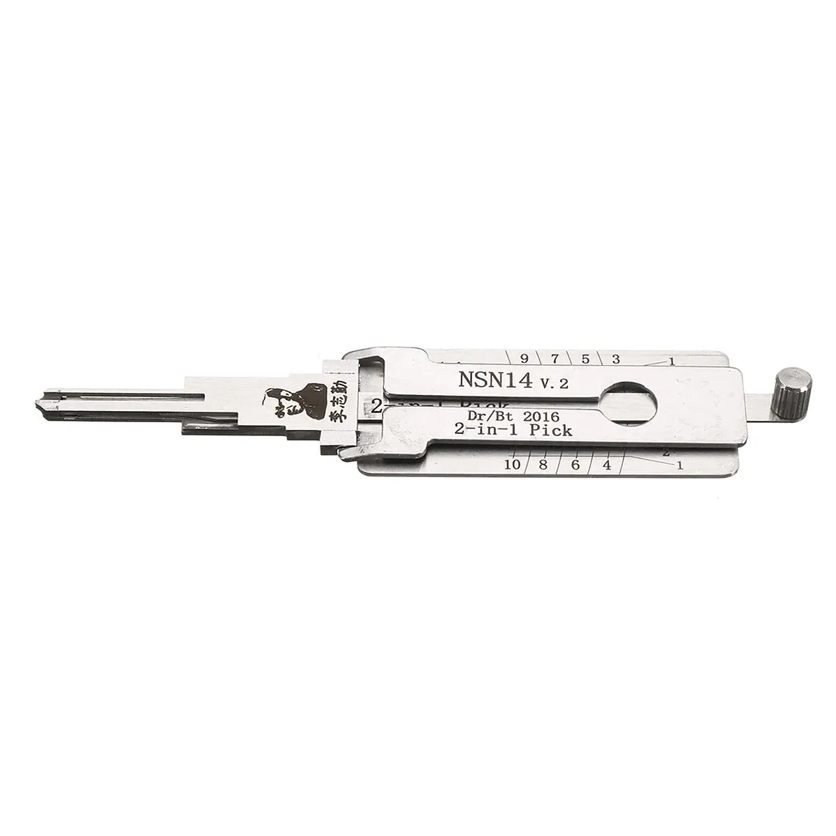NSN14 Dr/Bt 2 in 1 Car Door Lock Pick Decoder Unlock Tool Locksmith Tools — view 3