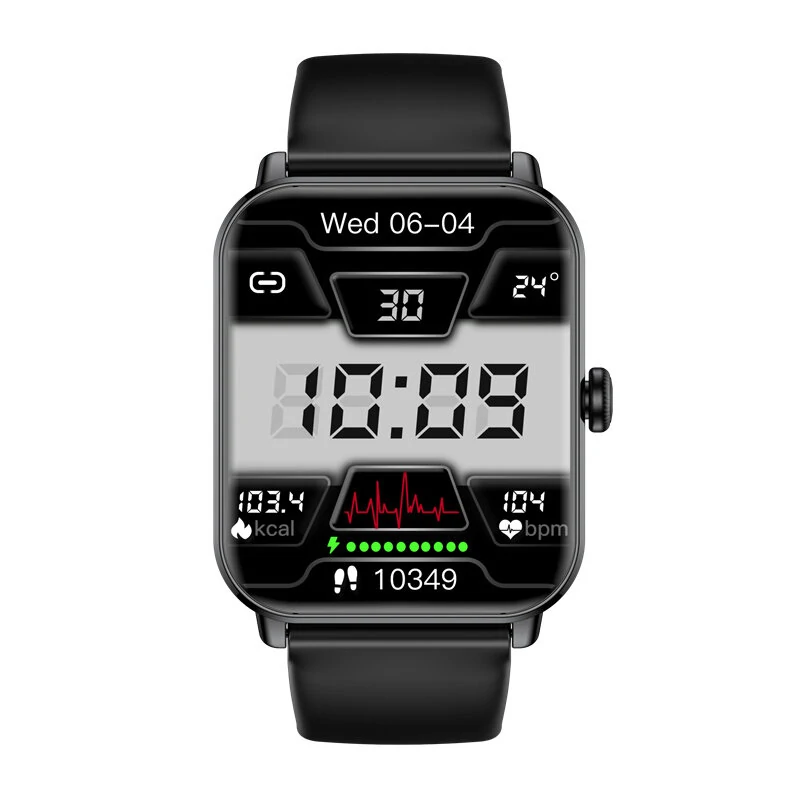 NY39 1.83inch HD Screen bluetooth Call Heart Rate Blood Pressure Blood Oxygen Monitor Sleep Monitoring Multi-sport Modes Music Playback IP68 Waterproof Smart Watch — view 6