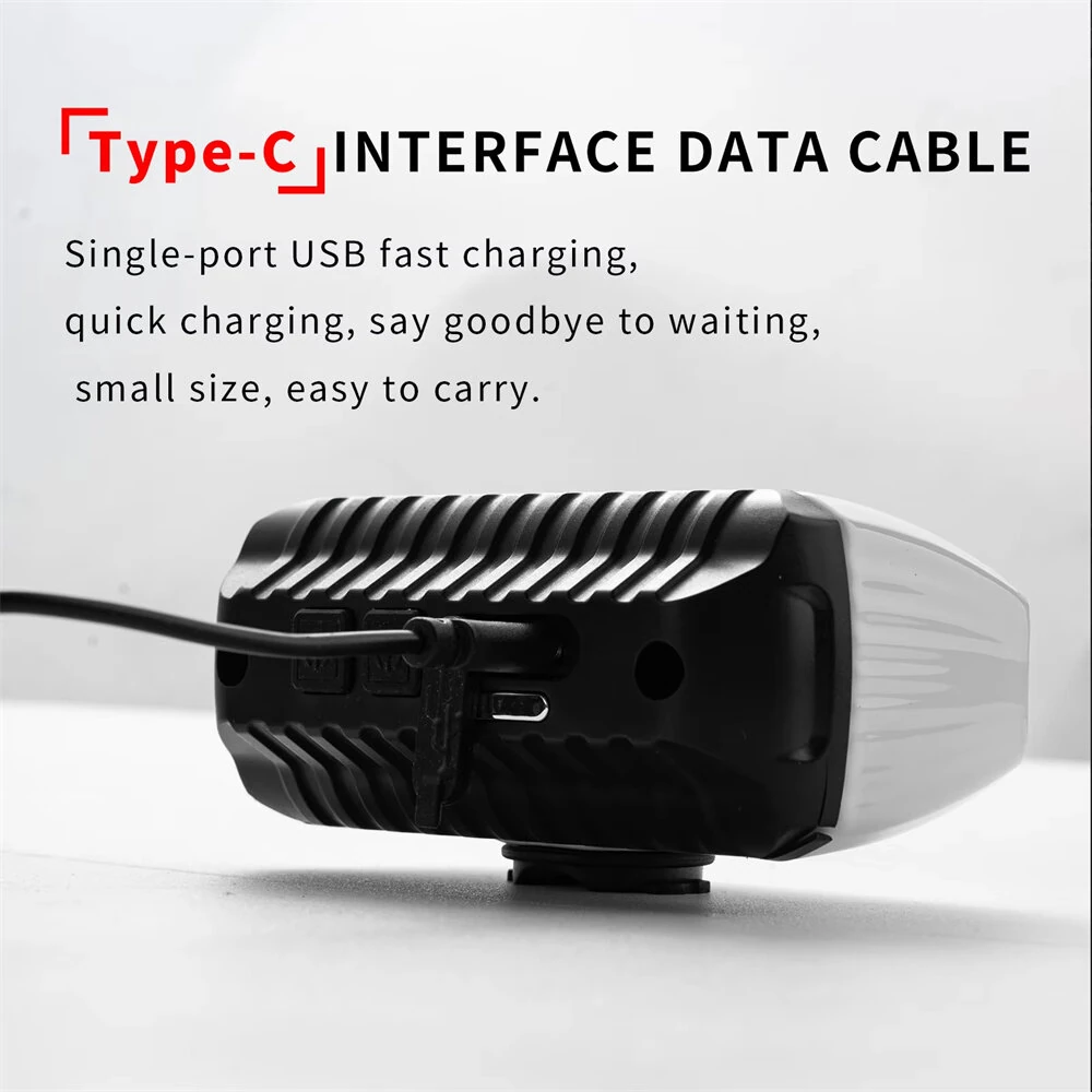 OFFBONDAGE Wireless Remote Control Bicycle Headlight 200 Meter Long Throw Portable Aluminum Alloy Waterproof Type-C Charging Bike Front Light for Outdoor MTB Night Riding Safety — view 10