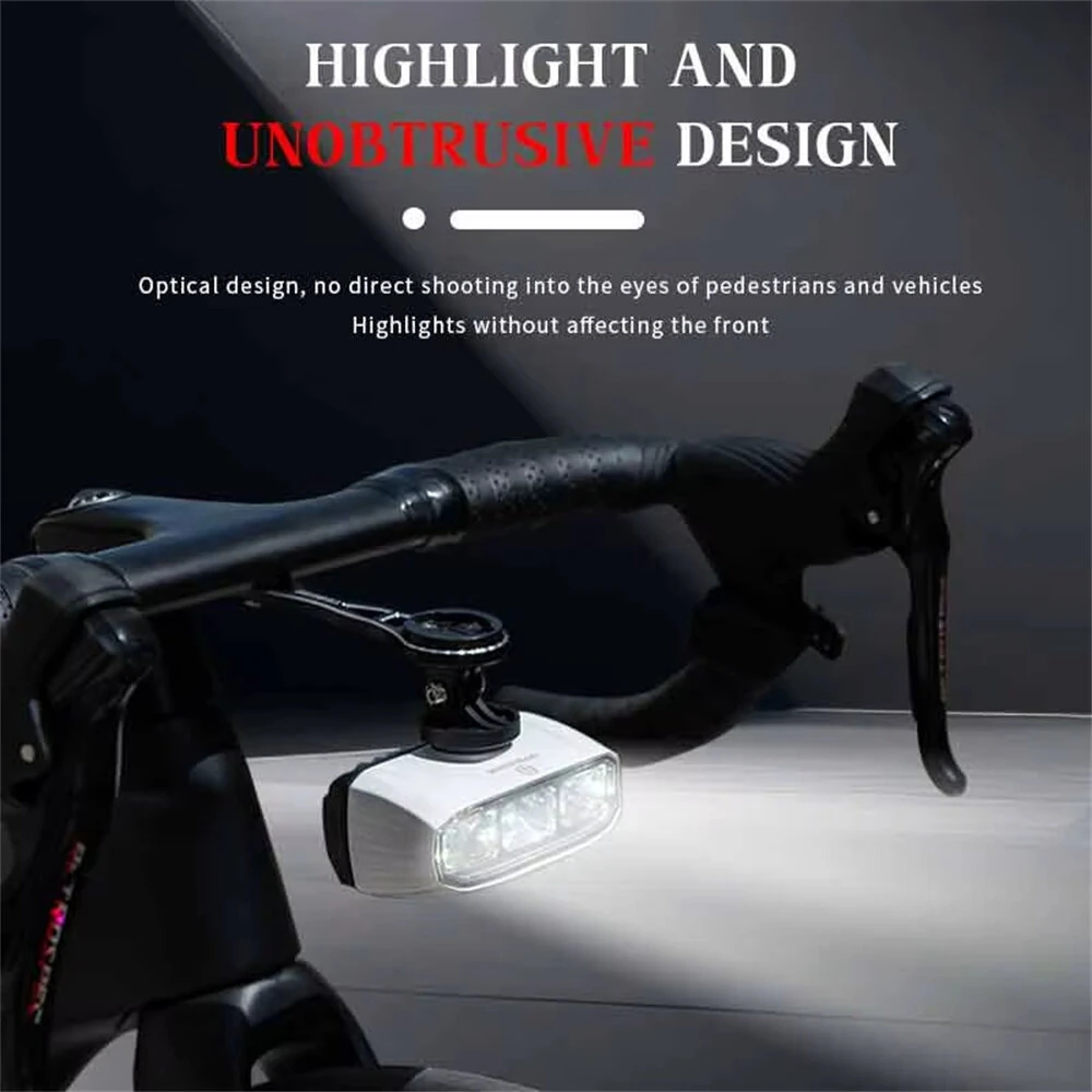 OFFBONDAGE Wireless Remote Control Bicycle Headlight 200 Meter Long Throw Portable Aluminum Alloy Waterproof Type-C Charging Bike Front Light for Outdoor MTB Night Riding Safety — view 4
