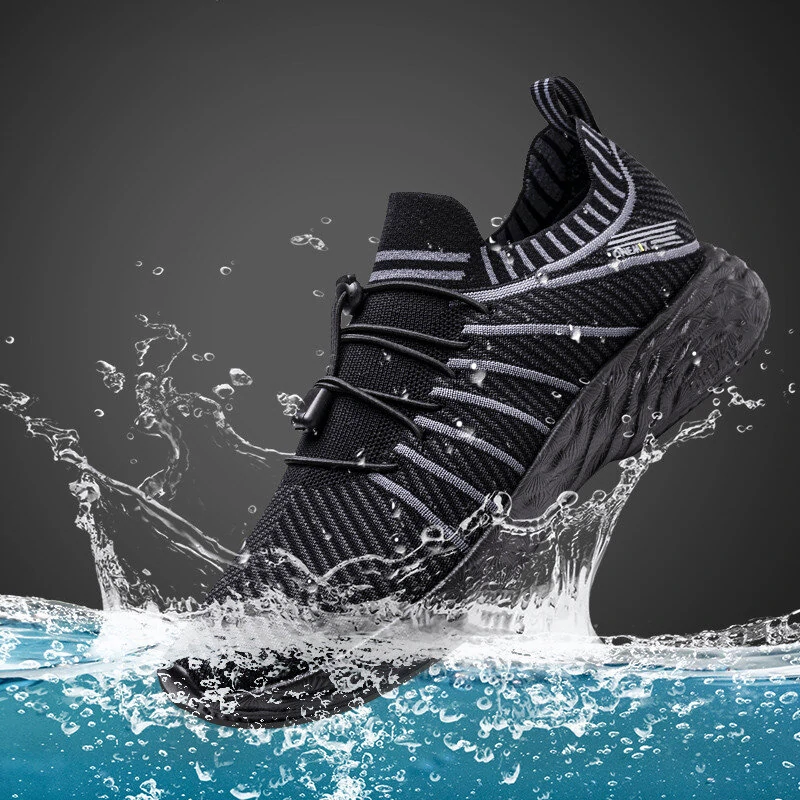 ONEMIX Water Resistance Sneakers All Direction Strong Waterproof Tech Anti-fouling Quick Cleaning Breathable Lightweight Sports Shoes   for Outdoor Climbing Hiking Cycling — view 6