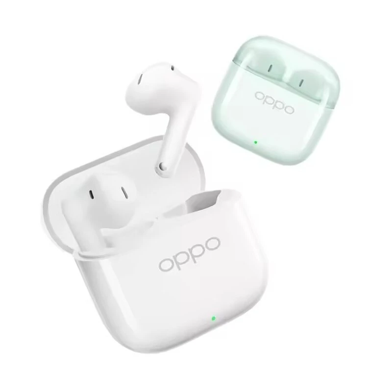 OPPO Enco Air4 Earphoens New Sound Version 12.4mm Large Dynamic Drivers AI Call Noise Cancelling 48H Playback IP55 Waterproof Semi-in-ear Headphones — OPPO