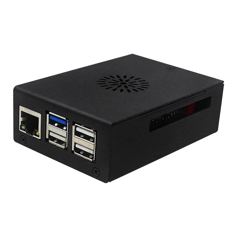 Orange Pi 5 Max Case with Fan Active Passive Cooling Metal Shell Optional Antenna Aluminium Heatinks