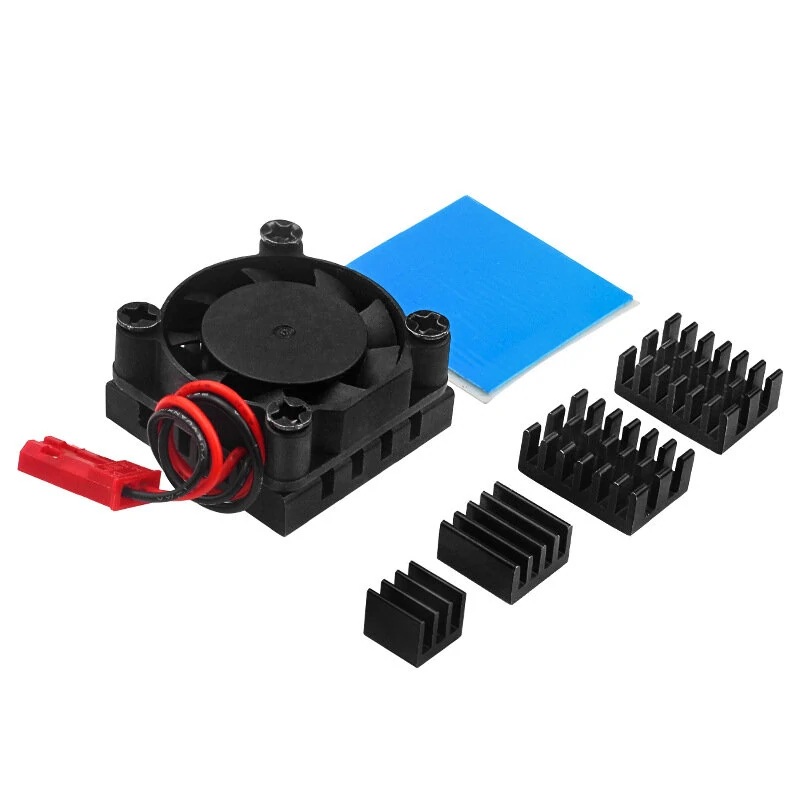 Orange Pi 5 Plus Cooling Fan Aluminum Heat Sink Dissipation with Thermal Pads CPU Chip Cooling for OPI 5 Plus Board — Orange