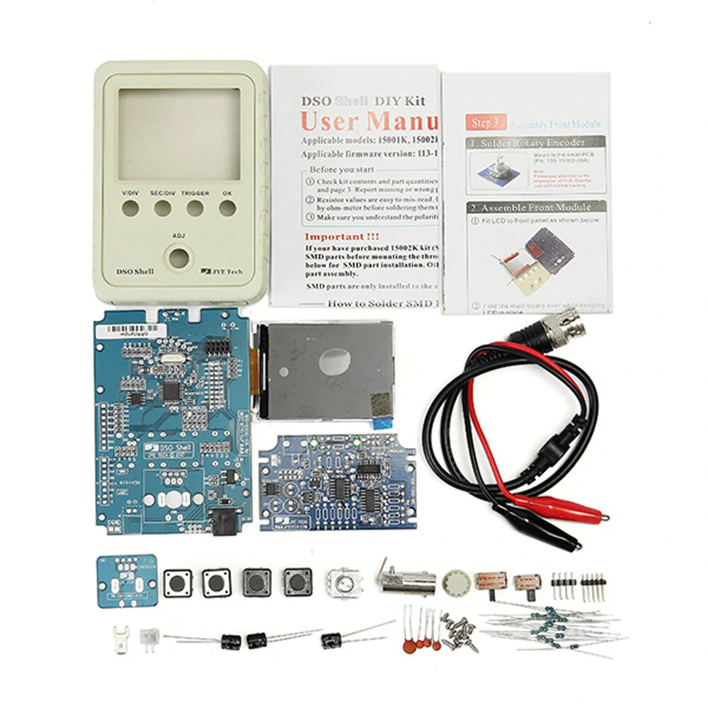 Original JYETech DSO-SHELL DSO150 15001K DIY Digital Oscilloscope Unassembled Kit With Housing — view 3