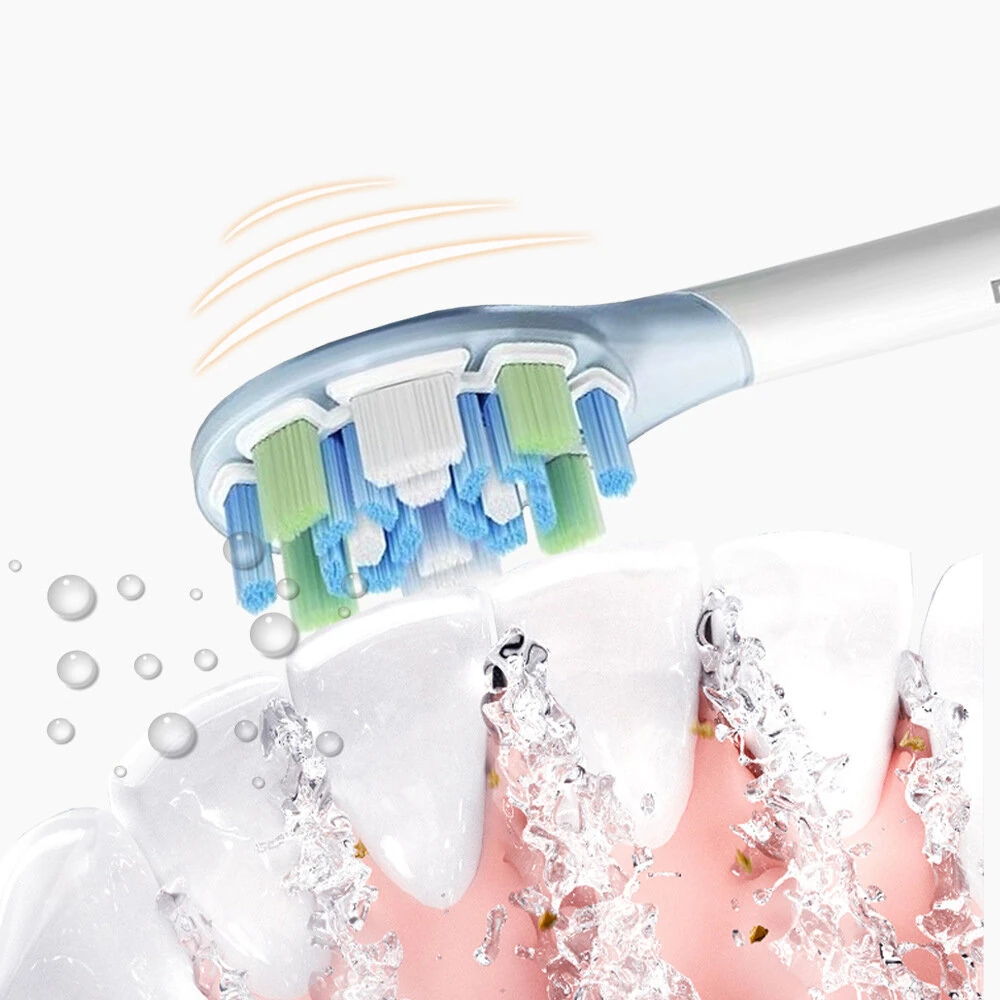 Original XIAOMI Replacement Shock-absorbing Cleaning Replacement Toothbrush Head MBS308 for XIAOMI Oscillation Electric Toothbrush MES609 & MES610 — view 5