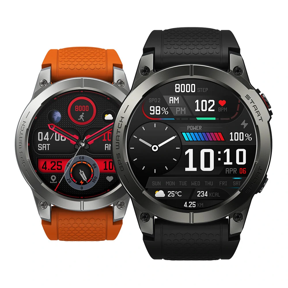 Original Zeblaze 22mm Silicone Replacement Strap for Zeblaze Smart Watch 22mm Width — view 6