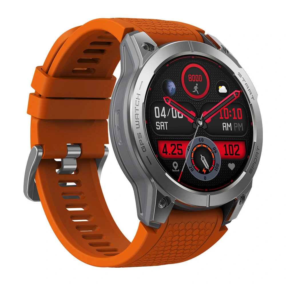 Original Zeblaze 22mm Silicone Replacement Strap for Zeblaze Smart Watch 22mm Width — view 7